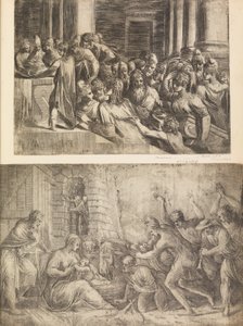 Die Geburt Christi von Andrea Schiavone