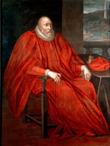 Porträt von Simone Spinola (1522-1569, Doge von Genua zwischen 1567 und 1569) Gemälde von Andrea Semino (1526-1594) 1568-1569