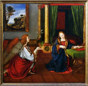 Die Verkündigung von Andrea Solario