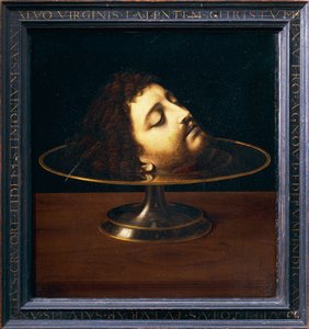 Der Kopf von Johannes dem Täufer