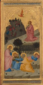 Szenen aus der Passion Christi: Die Agonie im Garten [linkes Panel], 1380er von Andrea Vanni