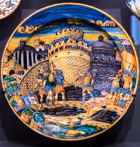 Schale: Der Tod von Seba, um 1560 von Andrea de (worshop of) Negroponte