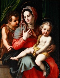 Madonna mit Kind und St. Johannes von Andrea del Sarto