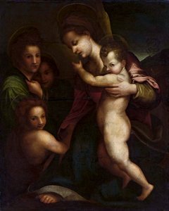 Madonna mit Jesuskind und St. Johannes von Andrea del Sarto