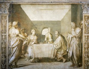 Darstellung des Hauptes des Täufers vor Herodias durch Salome