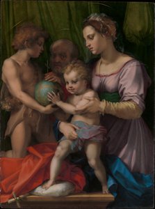 Die Heilige Familie mit dem jungen Johannes dem Täufer