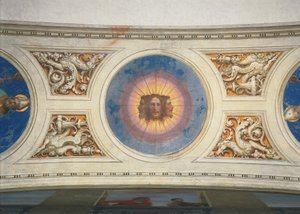 Dreifaltigkeit und vier Heilige