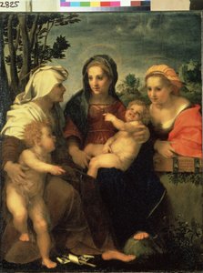 Madonna mit Kind und den Heiligen Katharina, Elisabeth und Johannes dem Täufer