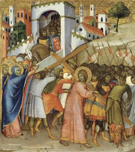 Christus auf dem Weg nach Golgatha von Andrea di Bartolo
