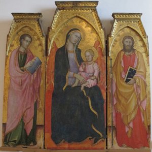 Madonna mit Kind zwischen Heiligen von Andrea di Bartolo