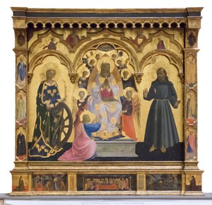 Madonna des Cintola mit der heiligen Katharina und Franziskus