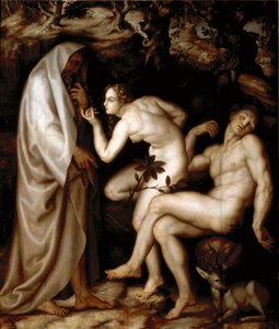 Die Erschaffung Evas von Andrea di Mariotto del Minga