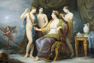 Juno badet oder Juno von den Grazien gekleidet von Andrea the Elder Appiani