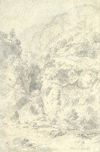 Gebirgslandschaft von Andreas Achenbach