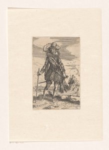 Spanischer Edelmann in einer Landschaft
