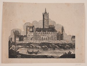 Eine befestigte Burg
