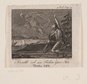 Harald am Grab seines Vaters
