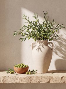Rustikale mediterrane Oliven