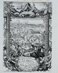 Der Sieg des Prinzen Eugen Franz von Savoyen in Belgien von Andreas Matthias Wolffgang