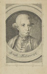 Porträt des Komponisten Josef Myslivecek