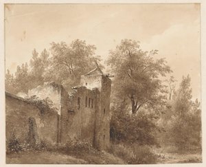 Ruine in einer Landschaft