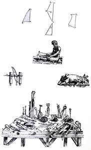 Die Tafeln aus dem zweiten Buch der De Humani Corporis Fabrica