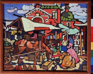 Markt von Andrei Ivanovich Dmitriev