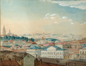 Ansicht der Universität Kasan vom Bolaq, 1842 von Andrei Nikolayevich Rakovich
