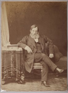 Pavel Melnikov, Pseudonym Andrei Petcherski - Pavel Ivanovich Melnikov (1818-1883), von Andrei Osipovich Karelin (1837-1906). Albumin Foto von Andrei Osipovich Karelin