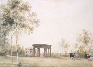Tor zum Park in Tsarskoye Selo, nach 1821