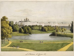 Der Katharinenpalast in Zarskoje Selo, 1821-1822 von Andrei Yefimovich Martynov