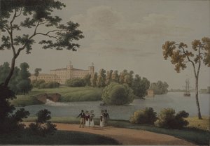 Ansicht des Hauptpalastes von Gattschina