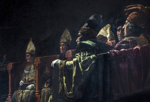 Geschichtsmalerei: Der Kompromiss von Caspe von Andres Parlade y Heredia