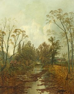 Die alte Ebbw-Brücke, Newport von Andrew Allan