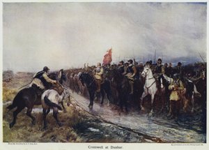Cromwell bei Dunbar