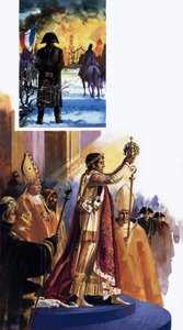 Krönungsszene und Napoleon von Andrew Howat