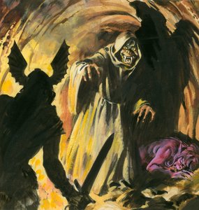 Szene aus Beowulf von Andrew Howat