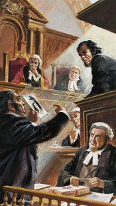 Szene im Gericht von Andrew Howat