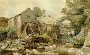 Mühlenbrücke und Wasserfall