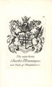 Wappen und Kamm des edlen Charles Edward Montagu
