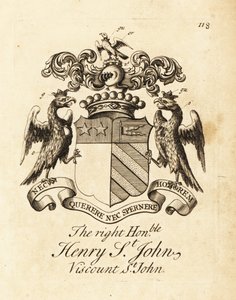 Wappen des Hochwohlgeborenen Henry St