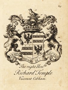 Wappen des hochverehrten Richard Temple