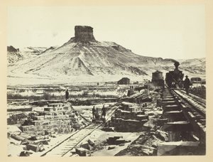 Citadel Rock, Green River Valley von Andrew Joseph Russell