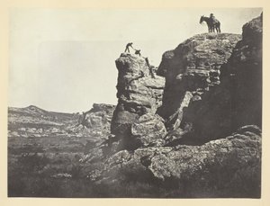 Hohe Klippen, Schwarze Buttes von Andrew Joseph Russell