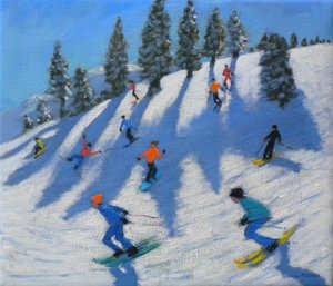Skifahrer, Lofer, 2010