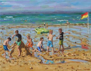 Die Sandburg, Wells-next-the-Sea, Norfolk von Andrew Macara