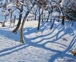Winter in Ladmanlow, Buxton, Derbyshire, 2010 von Andrew Macara