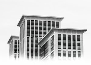 Minimalistische urbane Architektur
