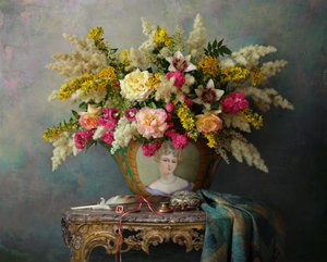 Opulentes Florales Stillleben