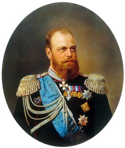 Porträt des Kaisers Alexander III., 1845-1894, 19. Jahrhundert